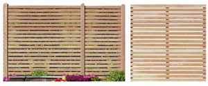 Gartenpirat Sichtschutzzaun  aus Lärchenholz   | Sichtschutz Garten Holz  |